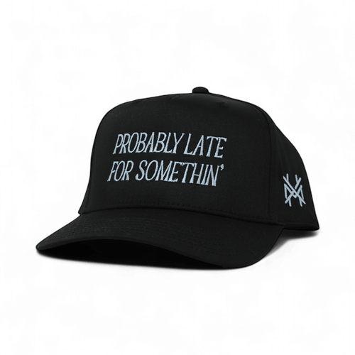 Probably Late Snapback Hat | madhatter
