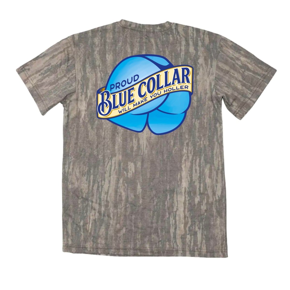 Proud Blue Collar T-Shirt - The Mad Hatter Company