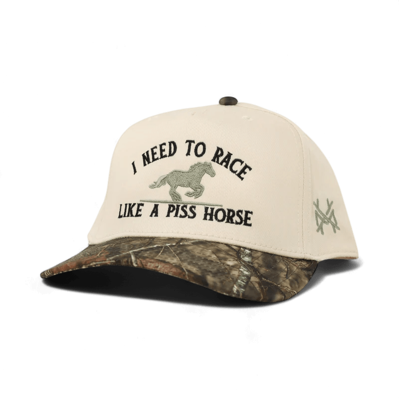 Race Like A Piss Horse Snapback Hat | madhatter