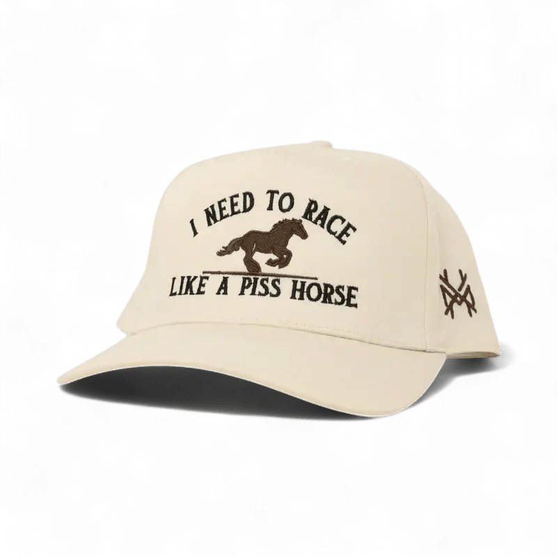 Race Like A Piss Horse Snapback Hat | madhatter