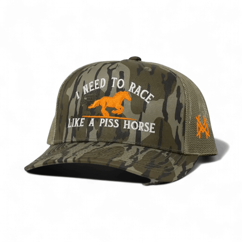 Race Like A Piss Horse Snapback Hat | madhatter