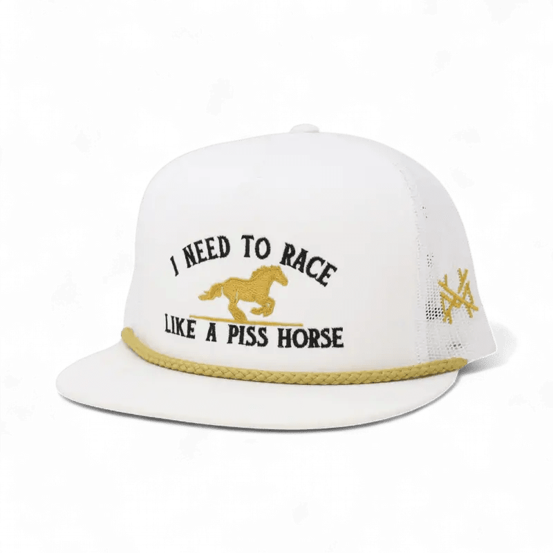 Race Like A Piss Horse Snapback Hat | madhatter