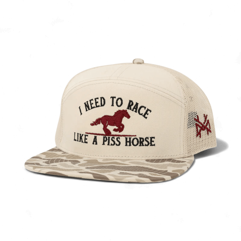 Race Like A Piss Horse Snapback Hat | madhatter