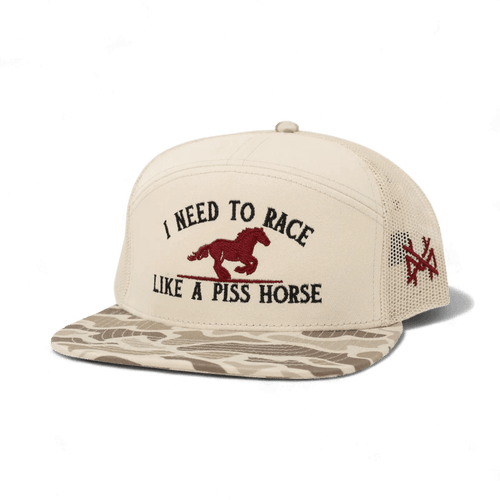 Race Like A Piss Horse Snapback Hat | madhatter