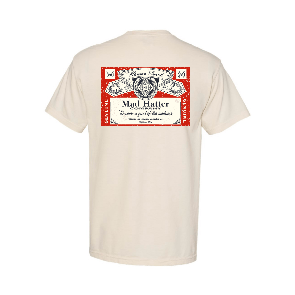 Red Label T-Shirt - The Mad Hatter Company