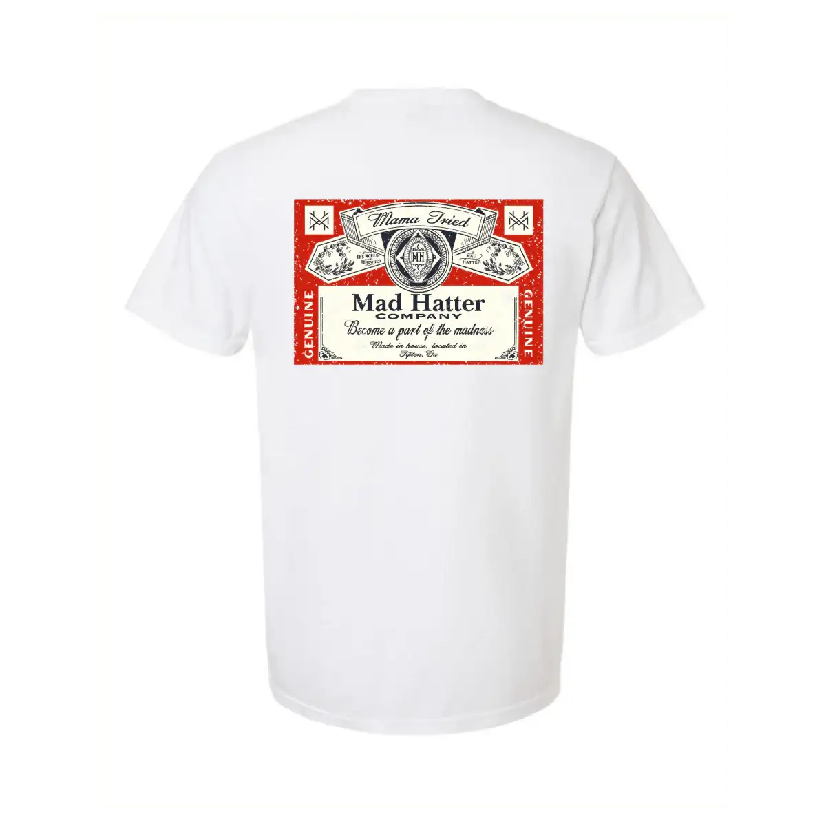 Red Label T-Shirt - The Mad Hatter Company