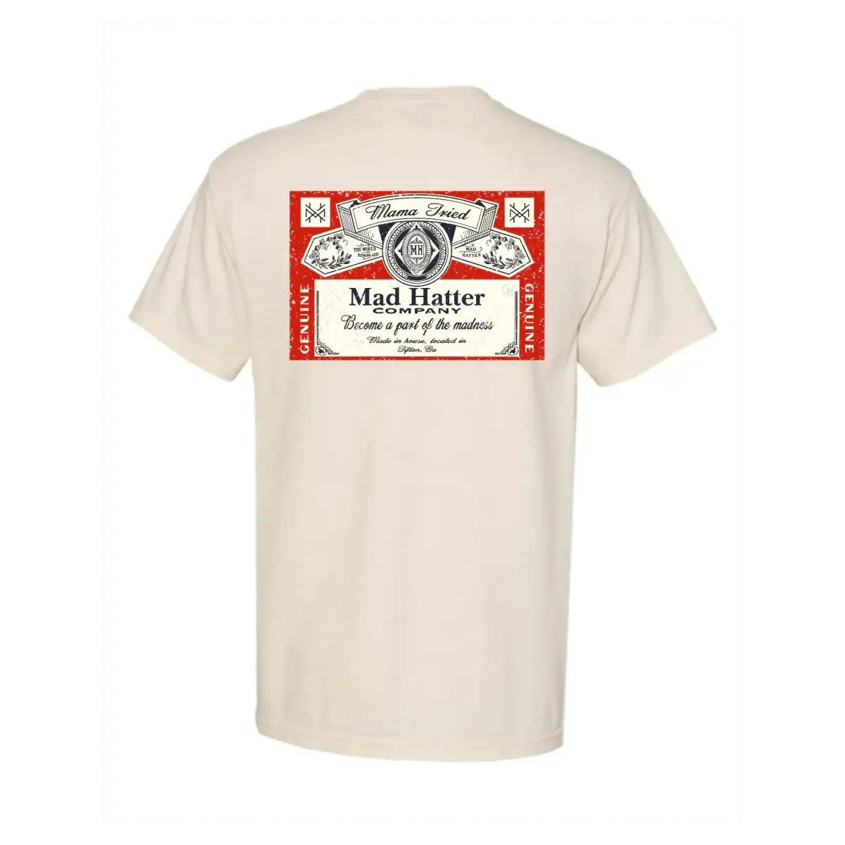 Red Label T-Shirt - The Mad Hatter Company