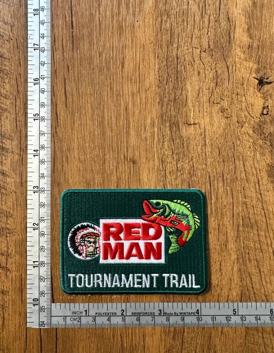 Red Man Tournament Trail Embroidered Patch | madhatter