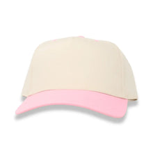 Retro Pink/Natural Blank Hat