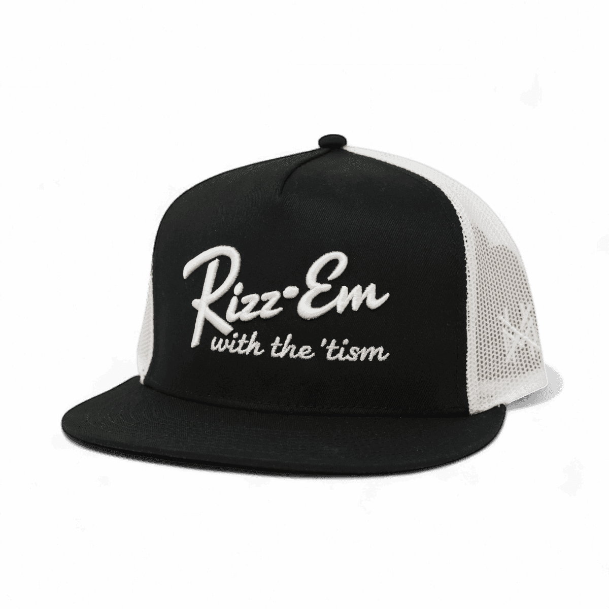 Rizz Em With The Tism Snapback Hat | madhatter