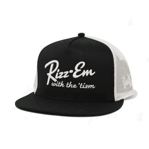 Rizz Em With The Tism Snapback Hat | madhatter