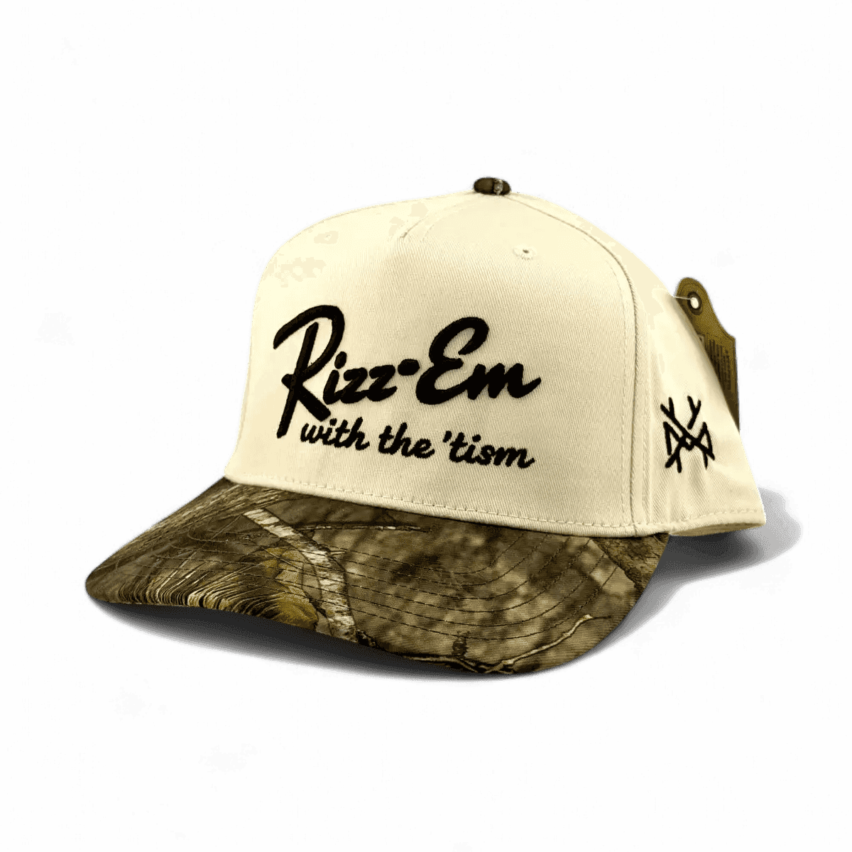 Rizz Em With The Tism Snapback Hat | madhatter