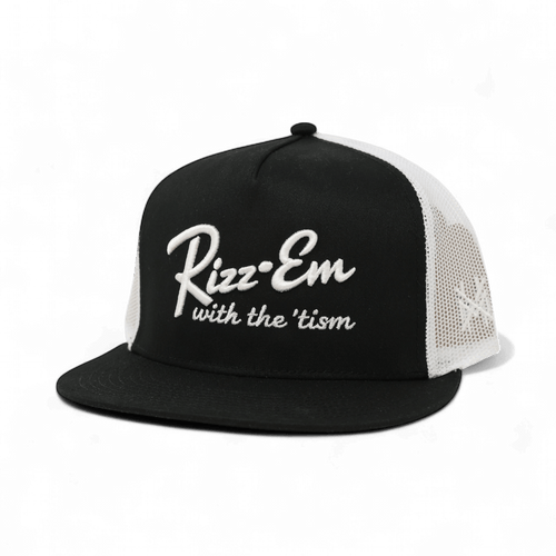 Rizz Em With The Tism Snapback Hat | madhatter