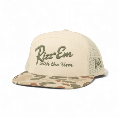 Rizz Em With The Tism Snapback Hat | madhatter