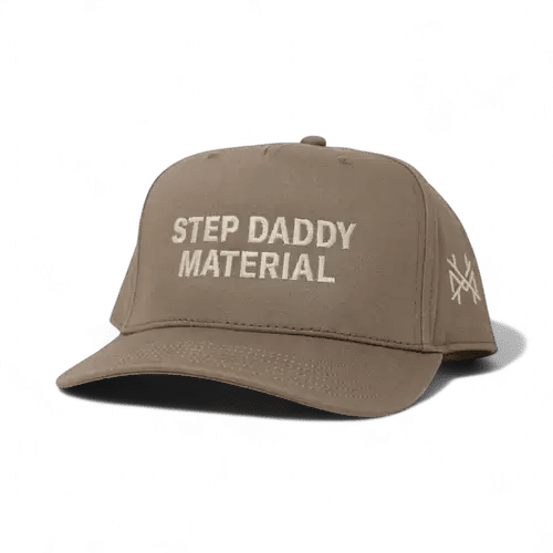 Step Daddy Material Snapback Hat | madhatter