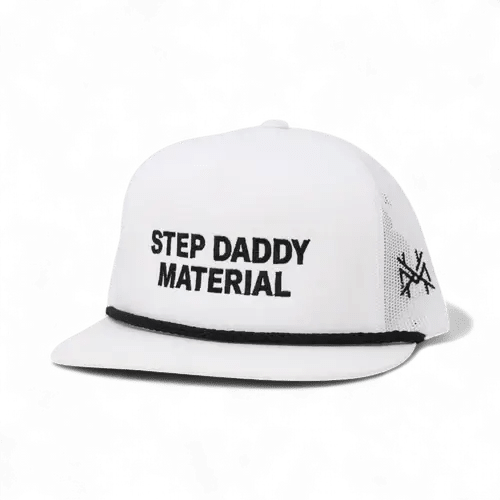Step Daddy Material Snapback Hat | madhatter