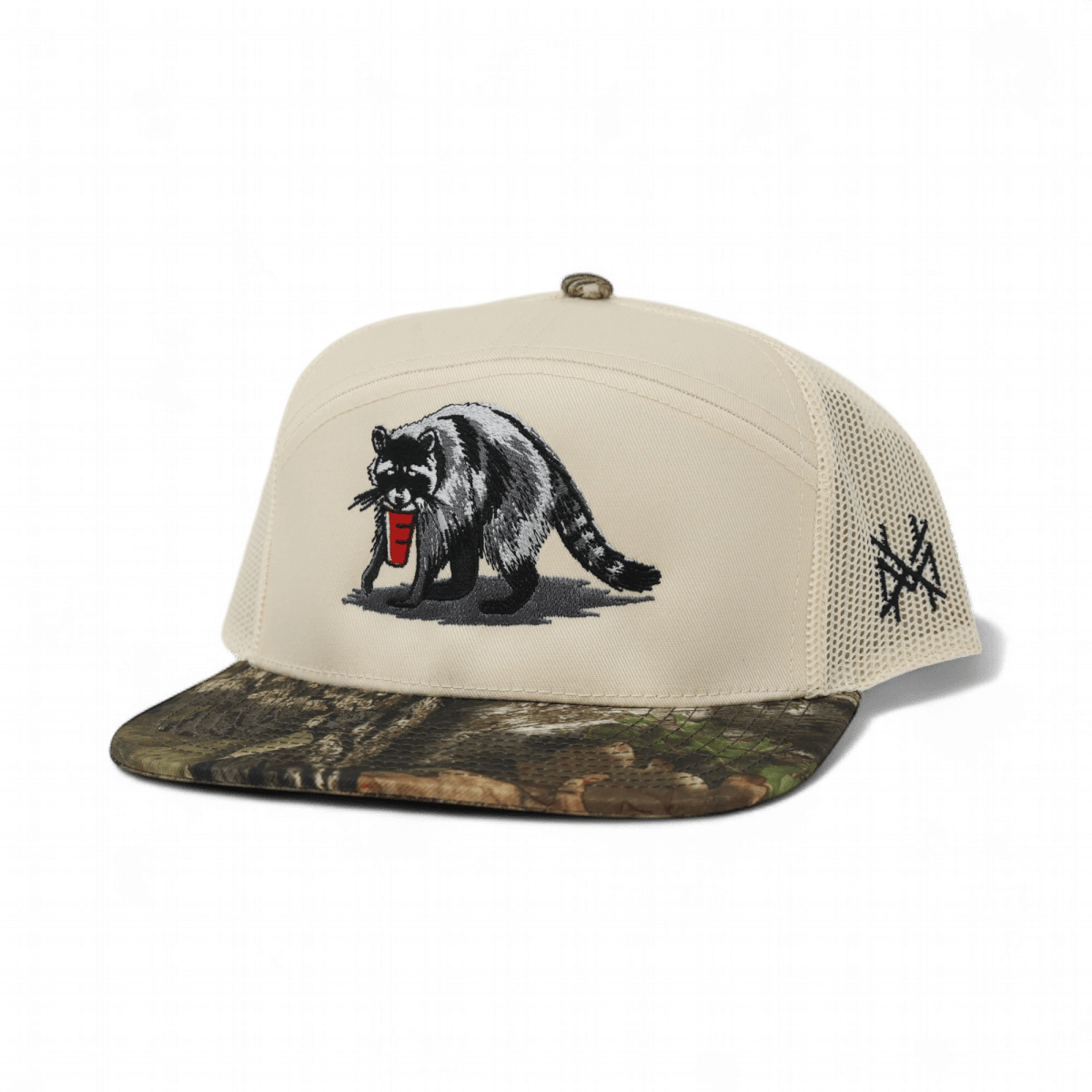 Trash Panda Trucker Hat - Raccoon Rope Snapback Cap - madhatter
