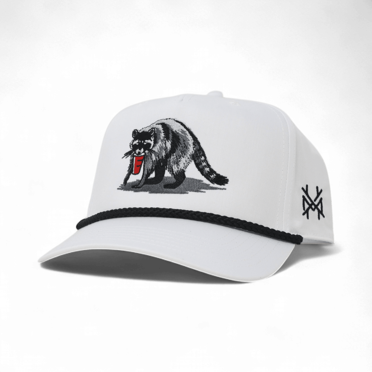 Trash Panda Trucker Hat - Raccoon Rope Snapback Cap - madhatter