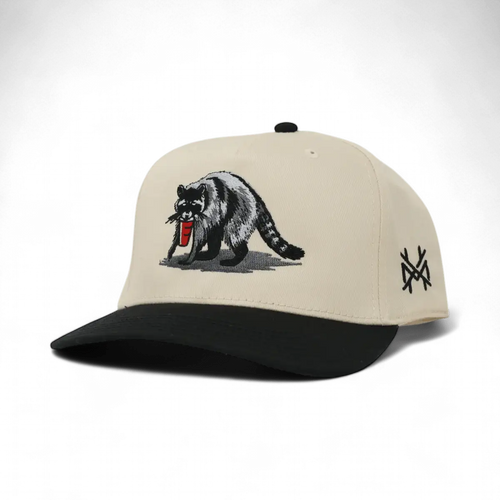 Trash Panda Trucker Hat - Raccoon Rope Snapback Cap - madhatter