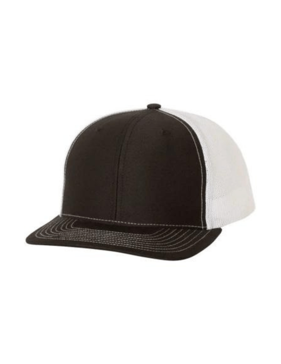 Trucker Black / White - The Mad Hatter Company