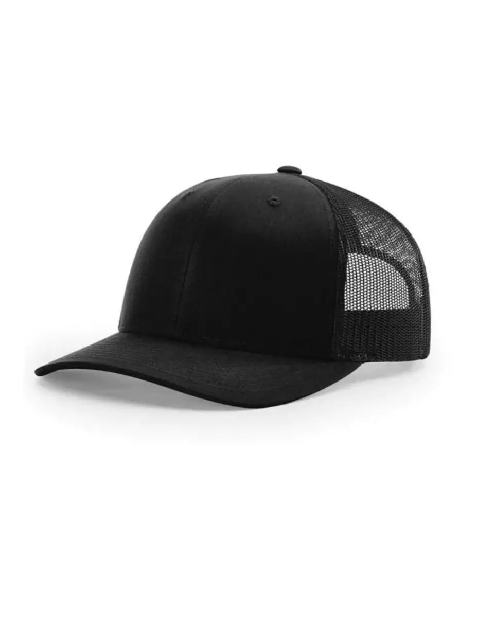 Trucker Black/Black - The Mad Hatter Company