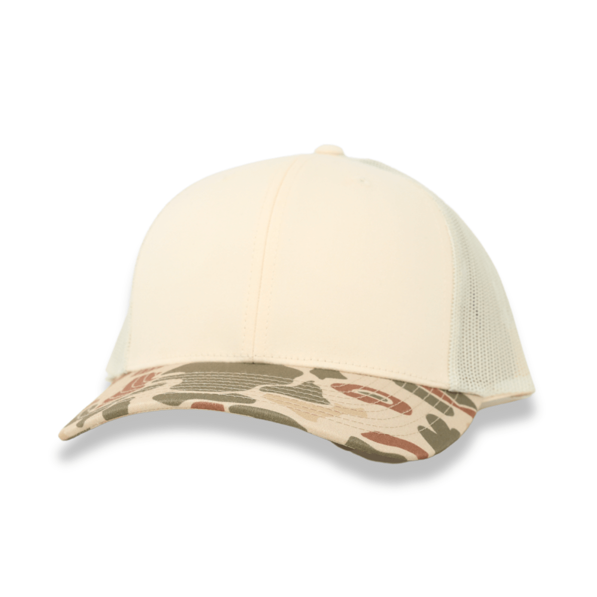 Trucker Harvest Duck Camo/Natural - The Mad Hatter Company