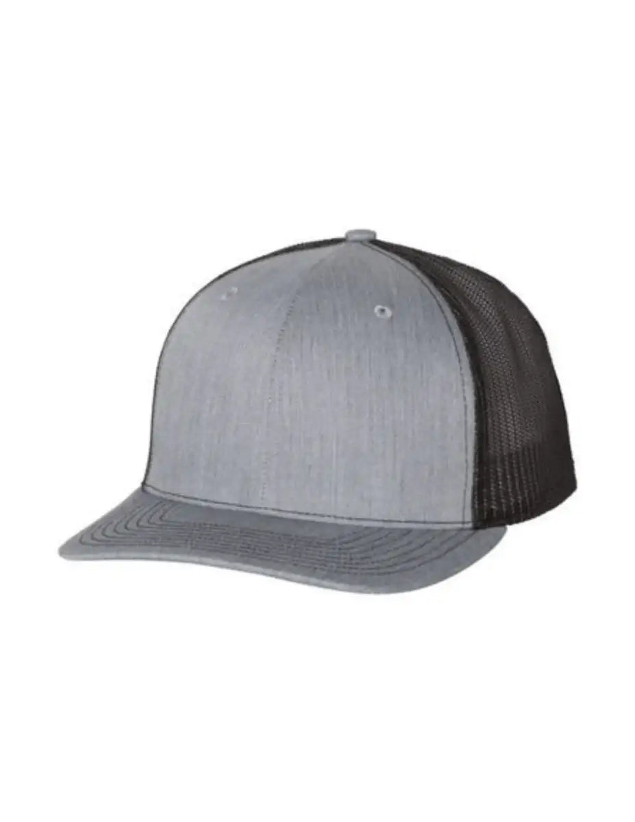 Trucker Heather Grey / Black - The Mad Hatter Company