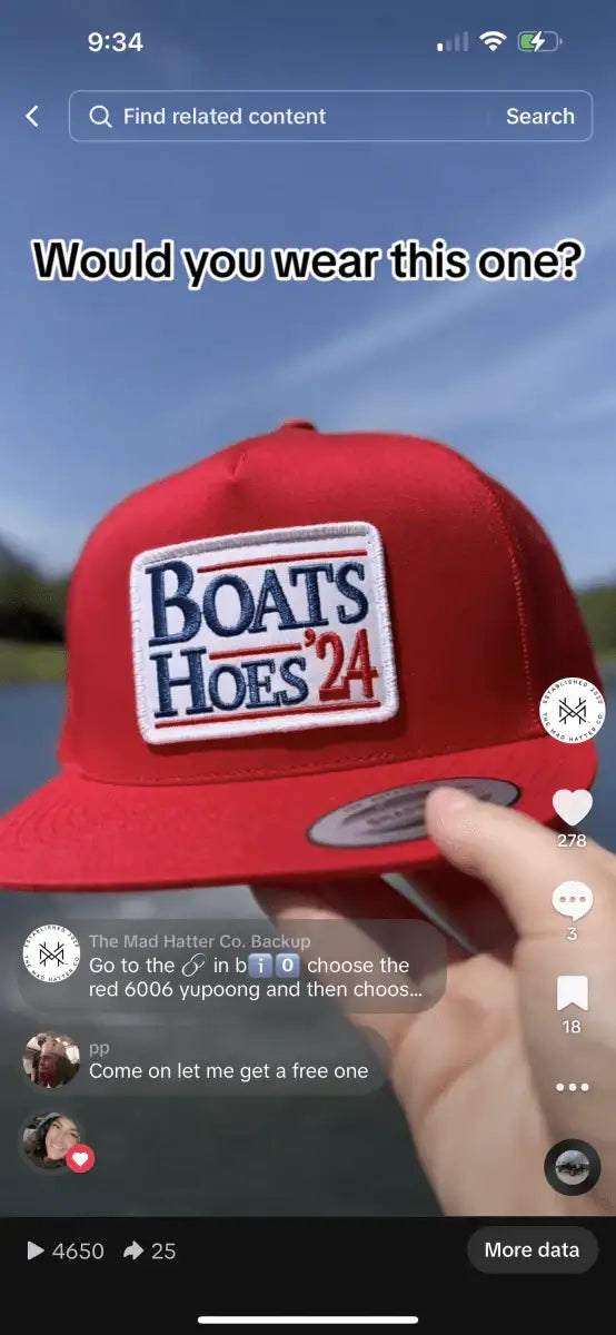 TTC Boats Hoes 24 - The Mad Hatter Company