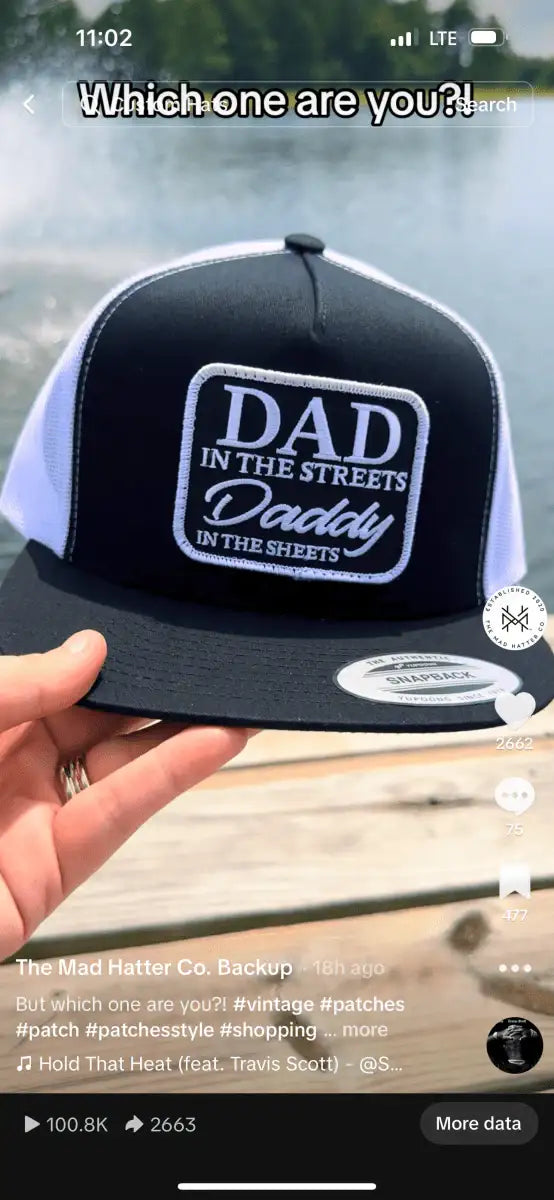 TTC Dad in the Streets Daddy in the Sheets - The Mad Hatter Company