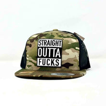 TTC Straight Out Of F*cks Yupoong 6006 Multicam/Black