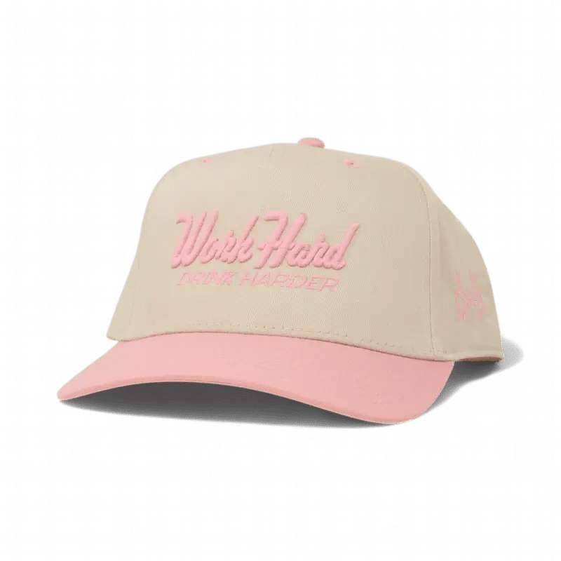 Work Hard Drink Harder Snapback Hat | madhatter