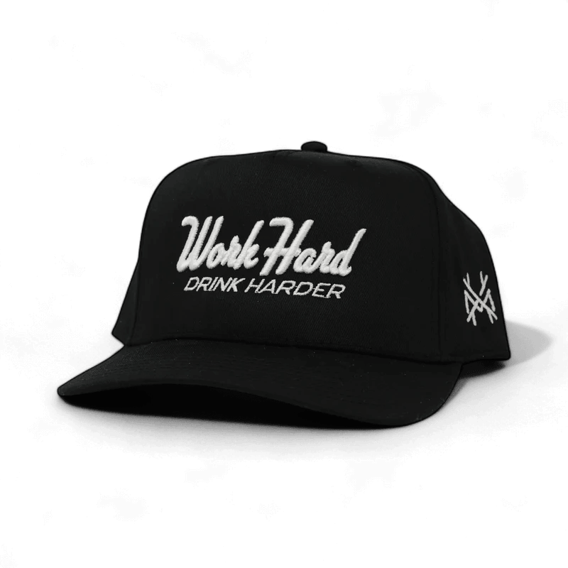 Work Hard Drink Harder Snapback Hat | madhatter