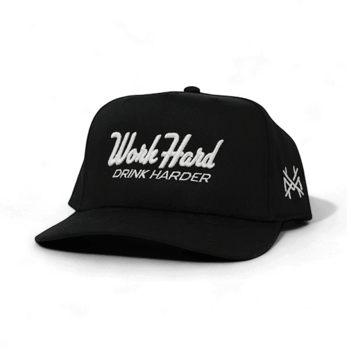 Work Hard Drink Harder Snapback Hat | madhatter