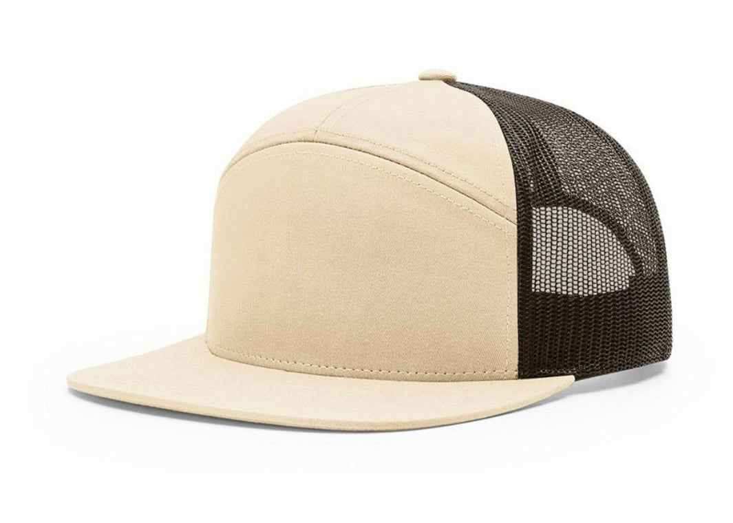 7 Panel Pale Khaki/Coffee