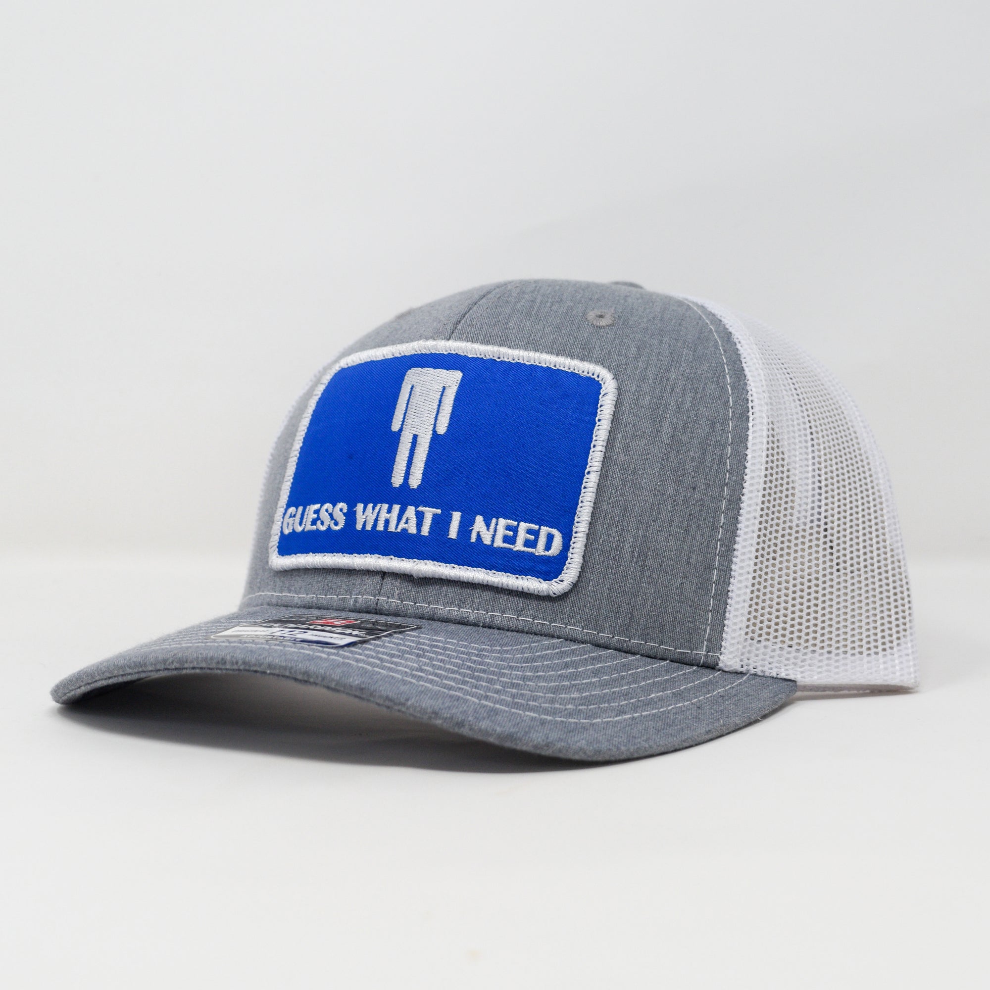 112 Heather Grey/ White - Guess What I Need