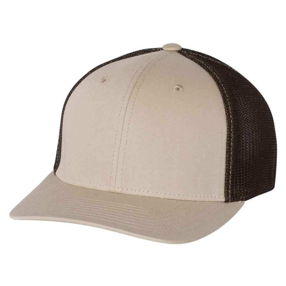 Fitted Khaki/Coffee