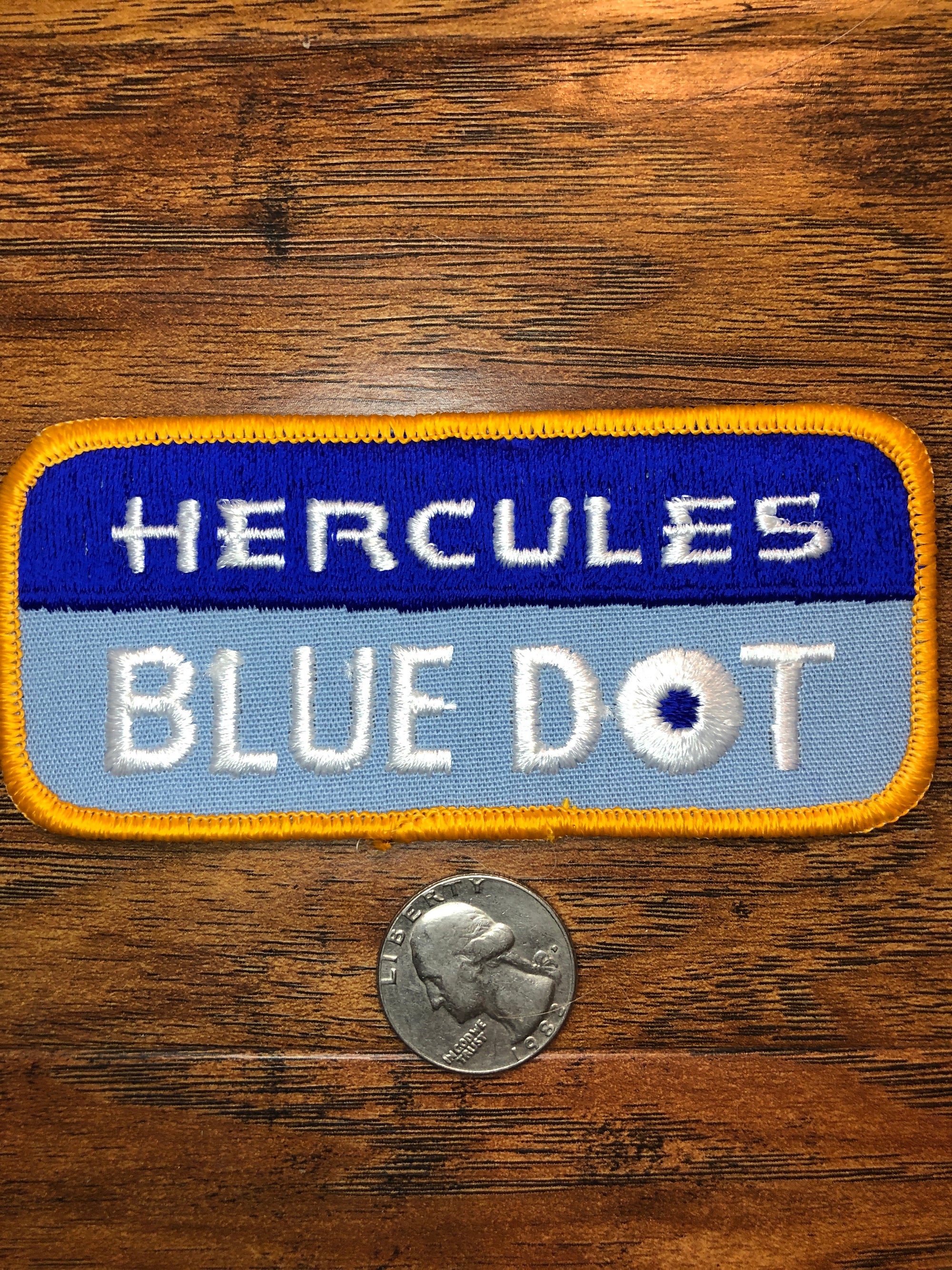 Vintage Hercules Blue Dot