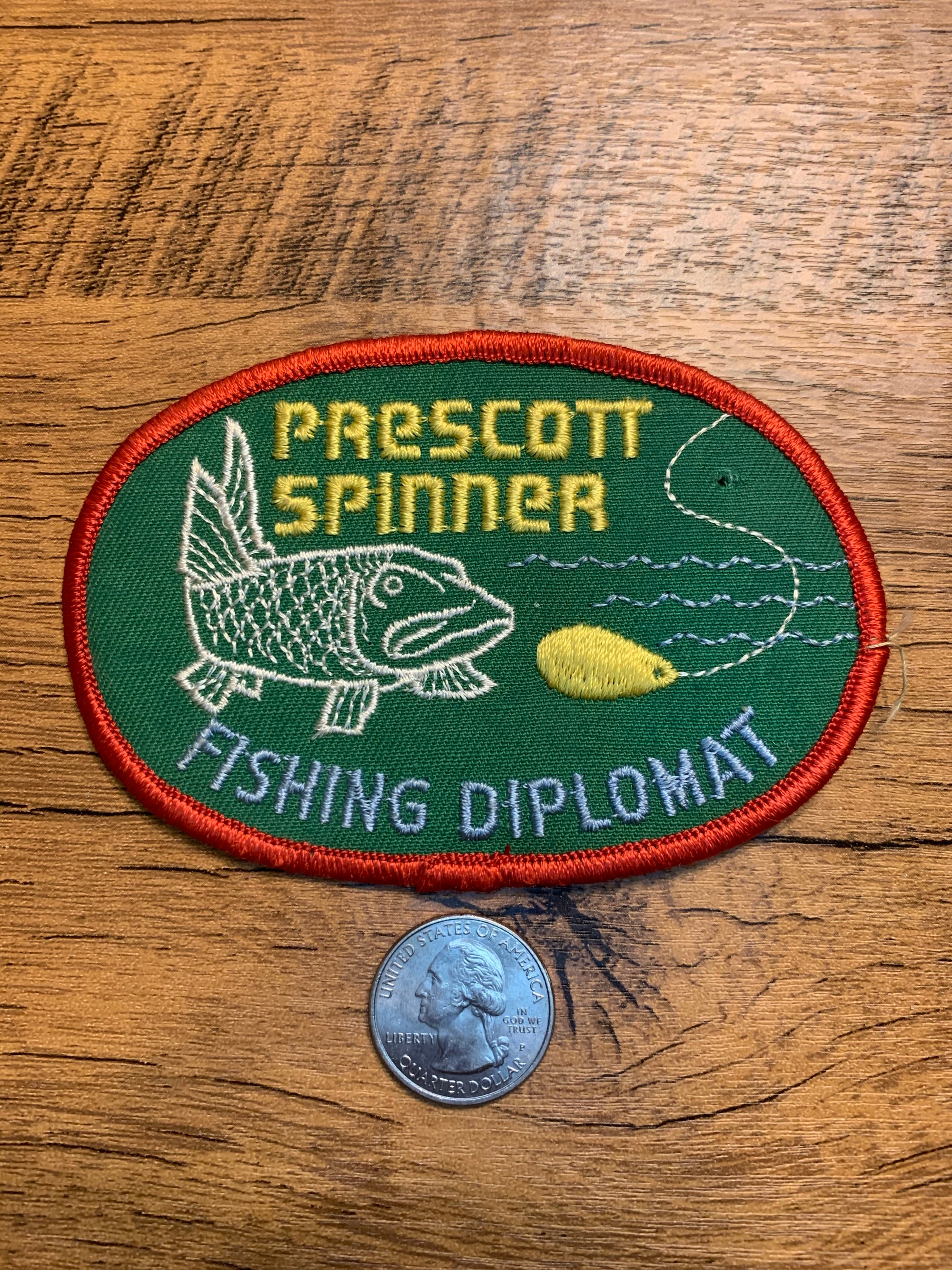 Vintage Prescott Spinner- Fishing Diplomat
