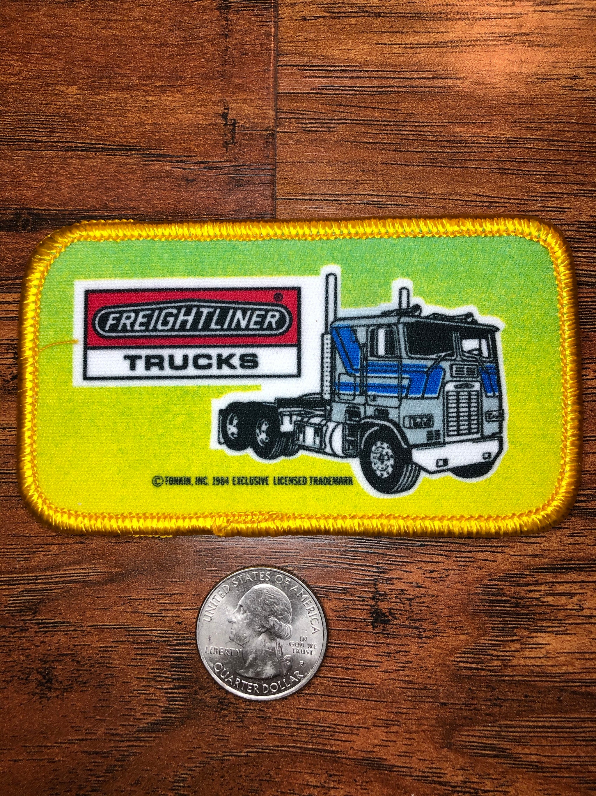 Vintage Freightliner Trucking Retro Patch Richardson 112 