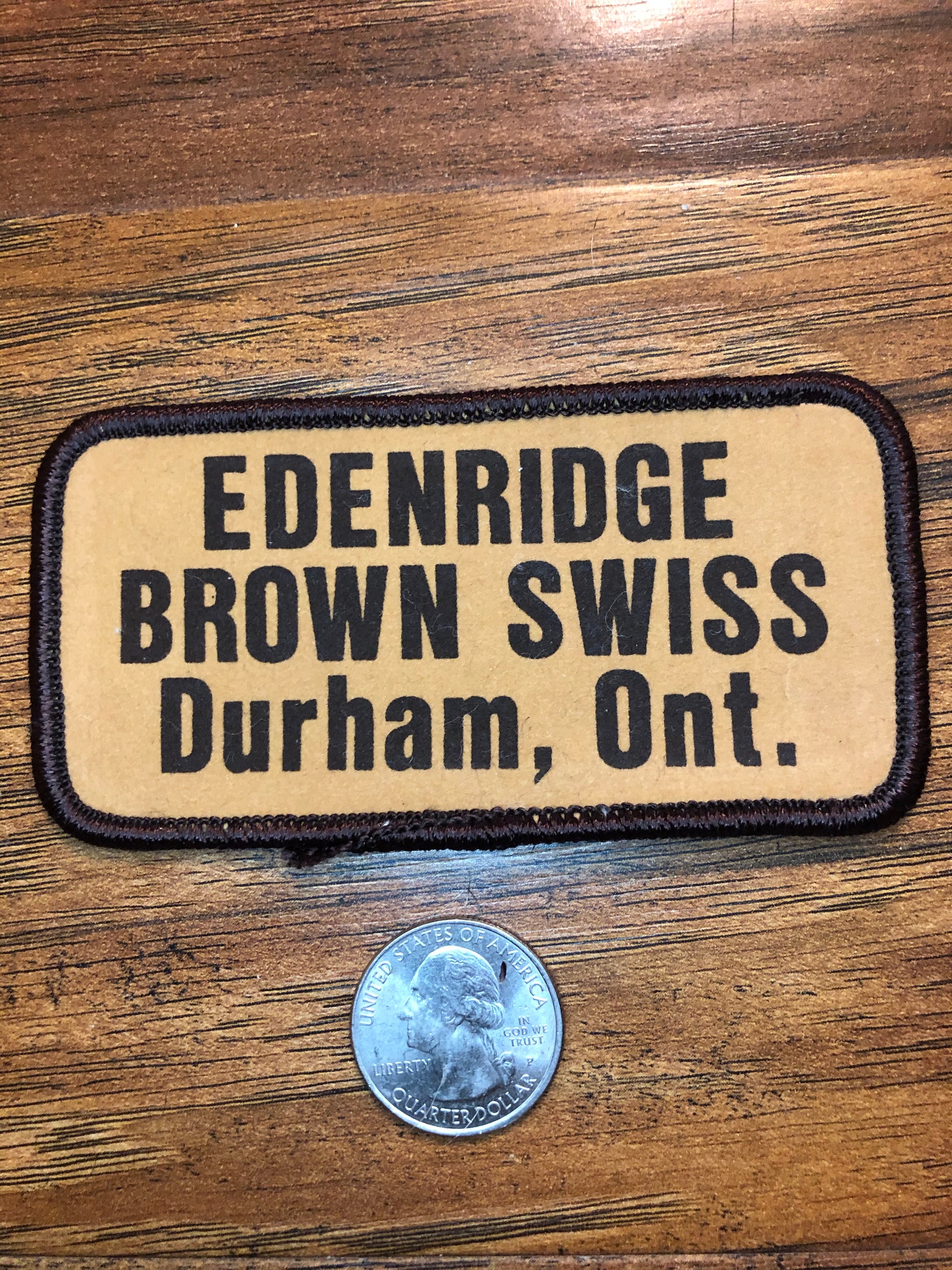 Vintage Edenridge Brown Swiss