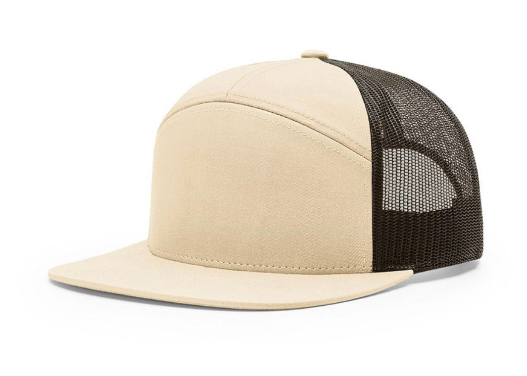 7 Panel Pale Khaki/Coffee
