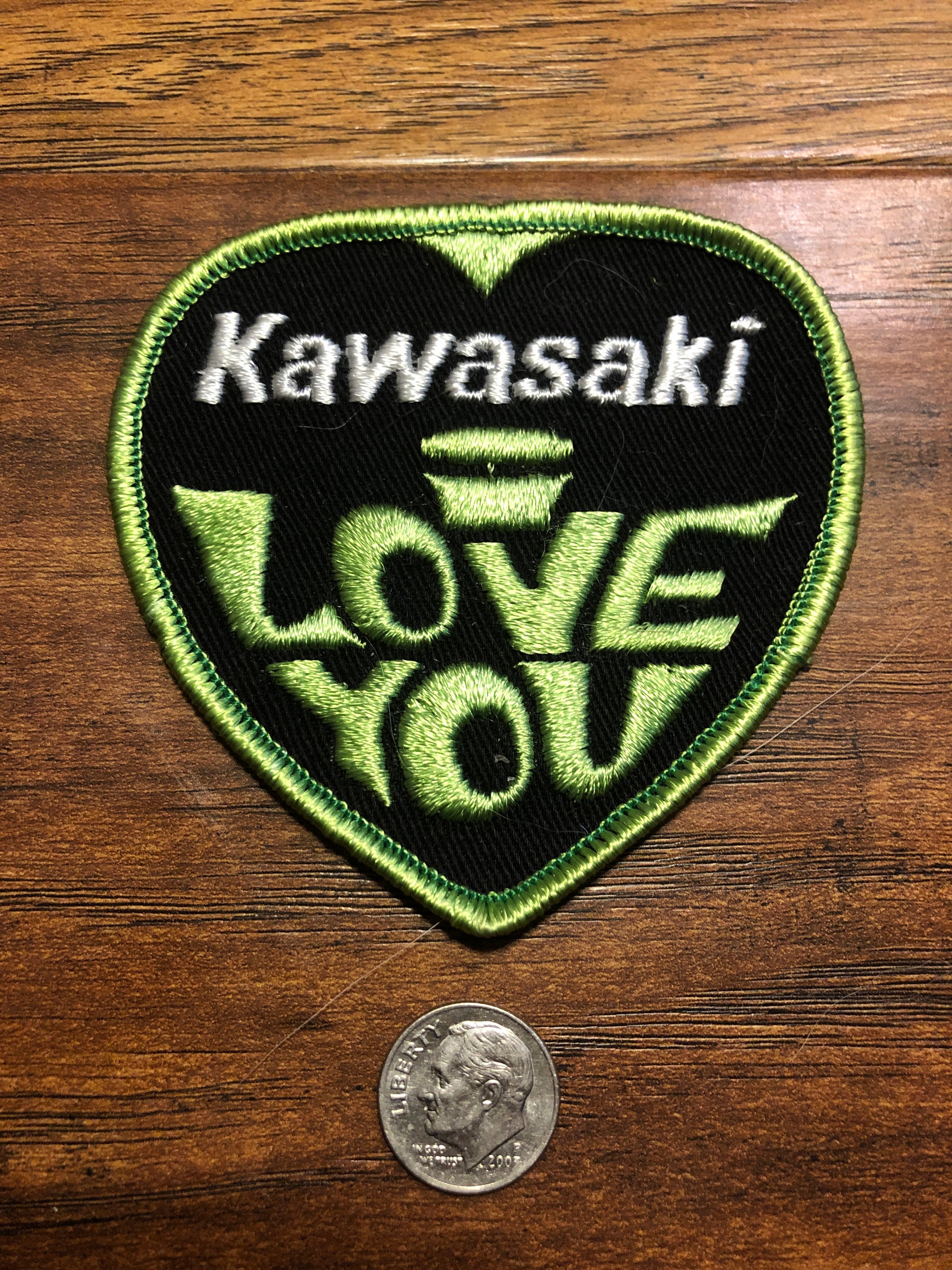 Vintage Kawasaki I Love You