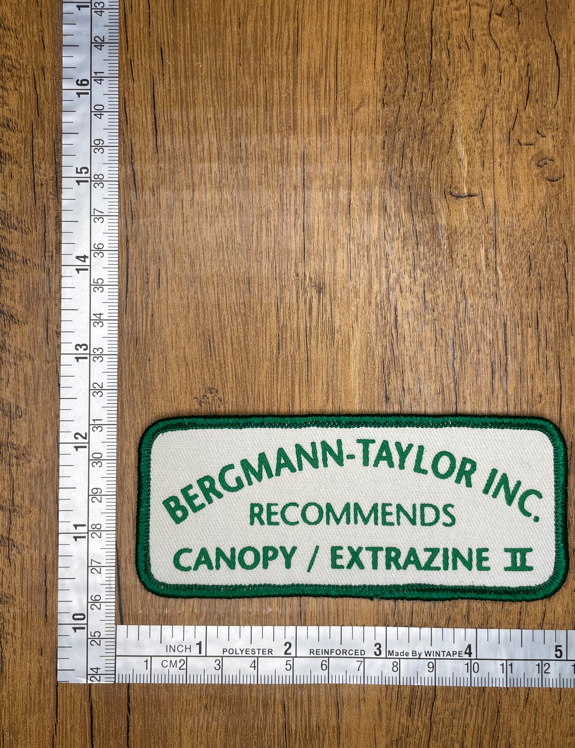 Vintage Bergmann- Taylor Inc. Recommends Canopy/Extrazine II