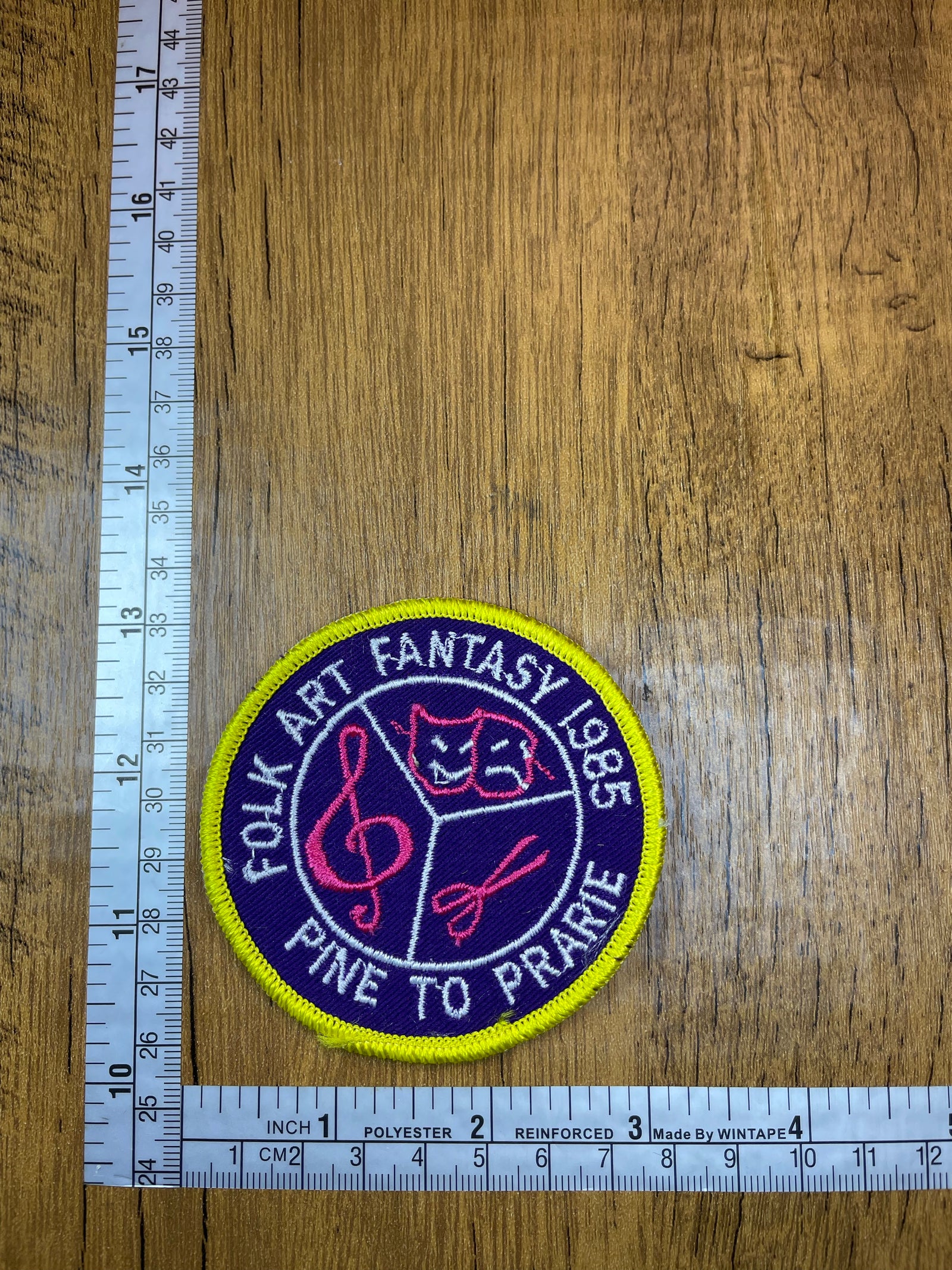 Vintage Folk Art Fantasy 1985 Pine To Prarie Council Girl Scouts