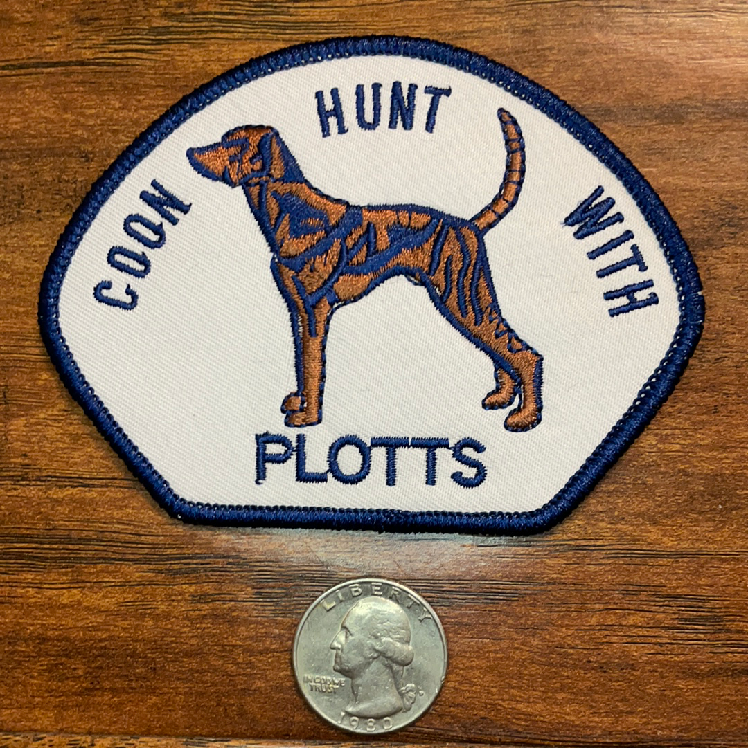 Coon Hunt With Plotts with Blue Trim