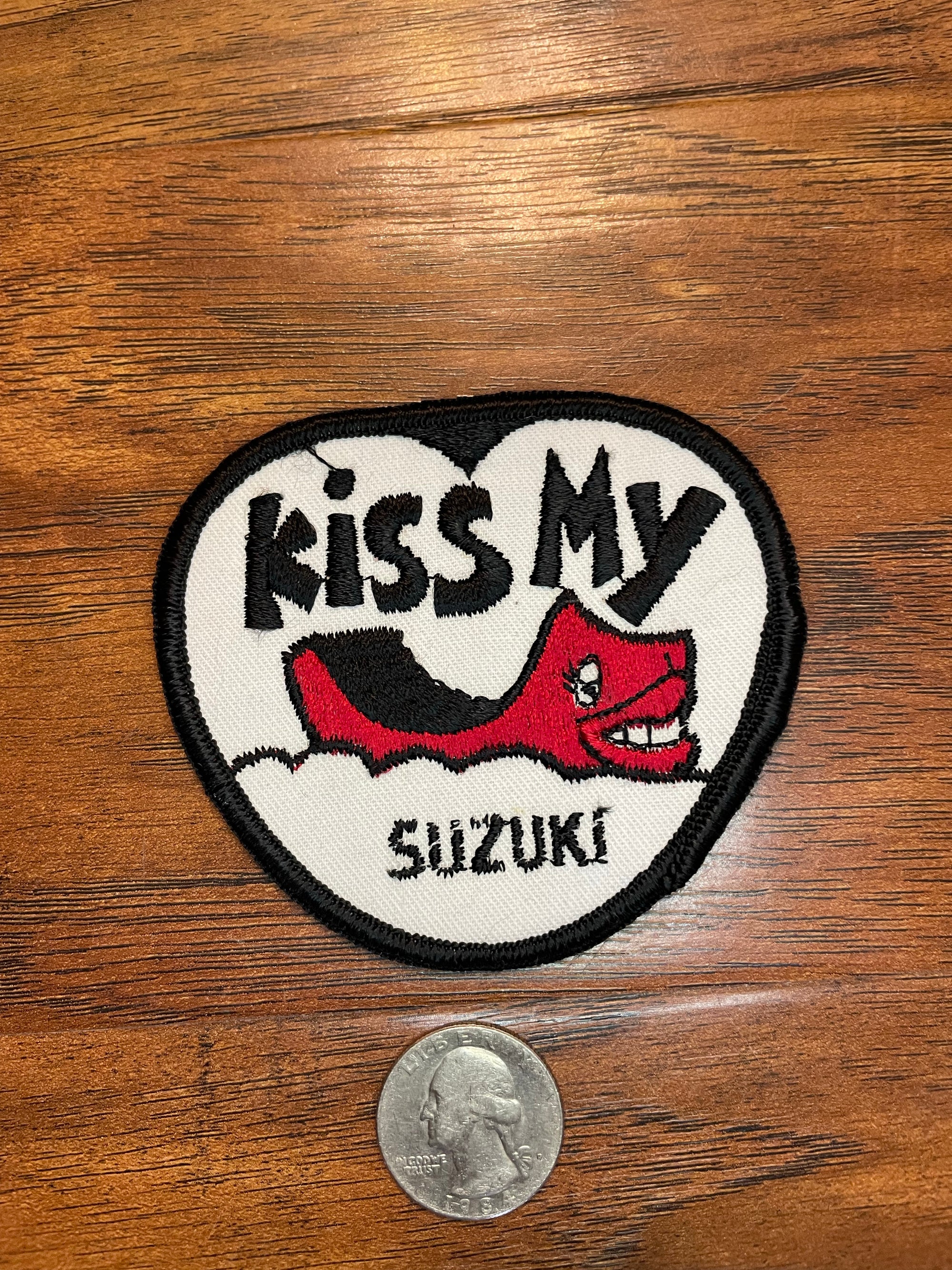 Vintage Kiss My Suzuki