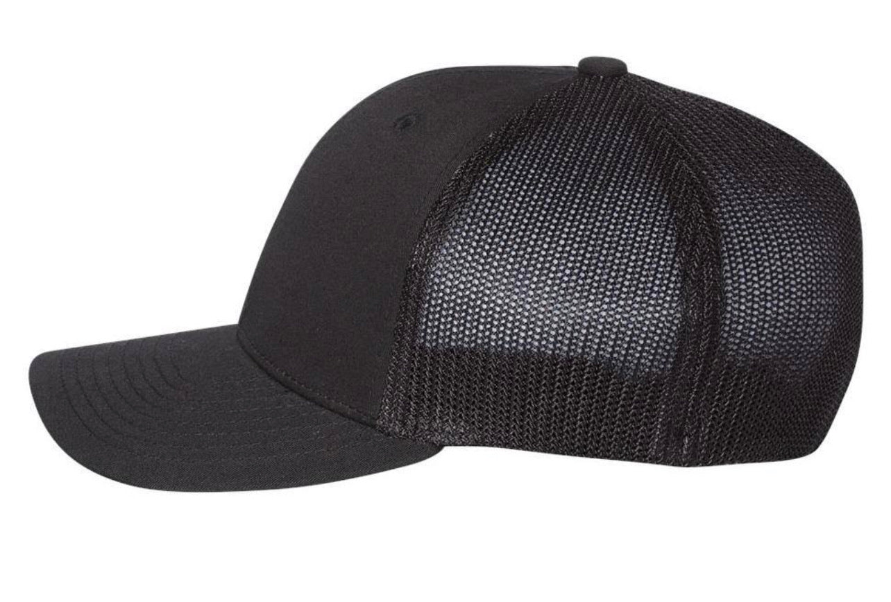 FITTED Richardson 110 R-FlexFit Black - LG-XL Hatter Company The Mad