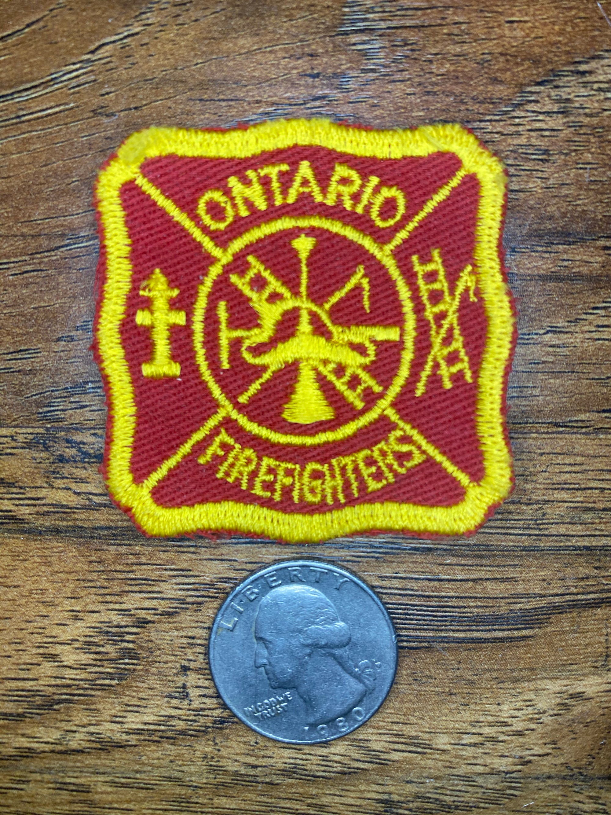 Vintage Ontario Firefighters Fire EMS 1970's