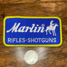 Marlin Rifles/Shotguns Blue/Gold Embroidered Patch
