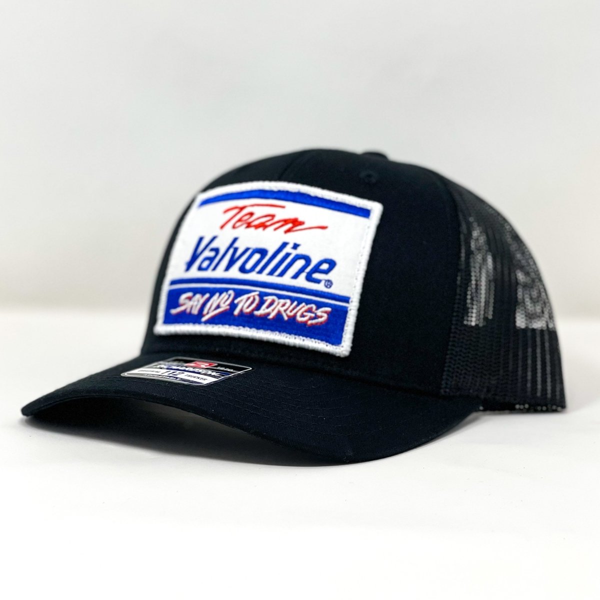 Richardson 112 Black/ Black - Team Vavoline - The Mad Hatter Company